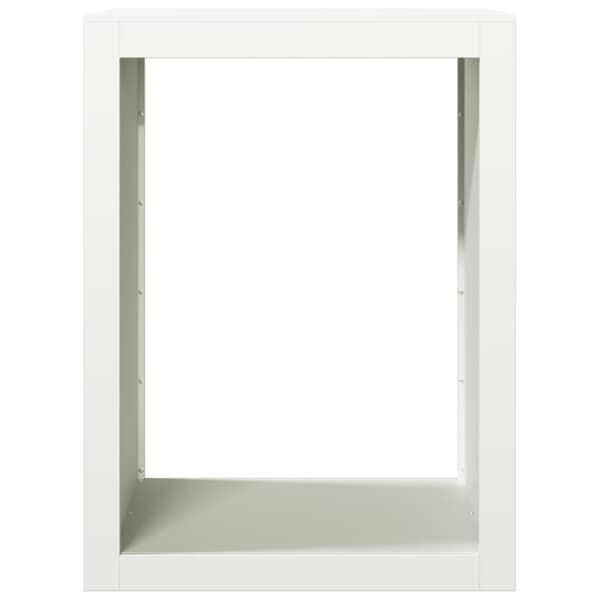 Vedställ vit 60x40x80 cm stål