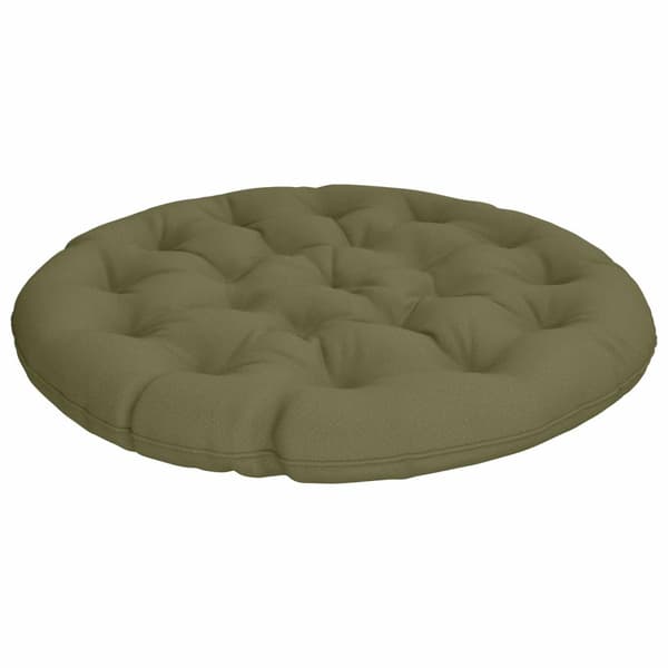 Papasan-kudde VIANEN 100% Polyester Olivgrön Ø 120 x 12 cm