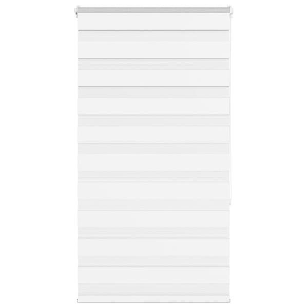 Rullgardin zebra vit 75x150 cm tyg bredd 70,9 cm polyester