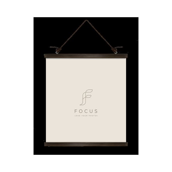 Focus Poster Hanger Magnetic Walnut 31cm
