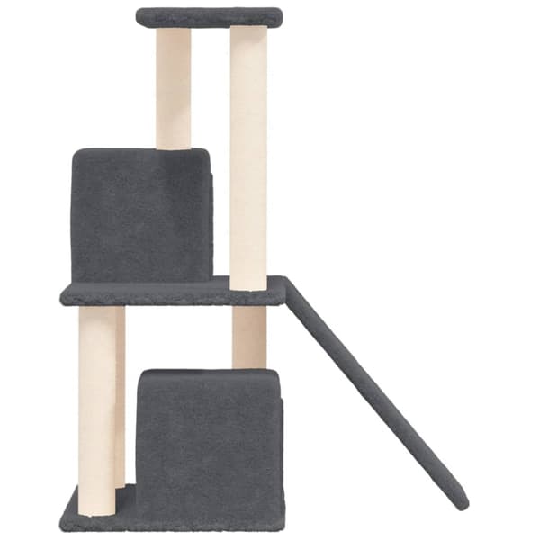 Klösträd med sisalpelare mörkgrå 82 cm