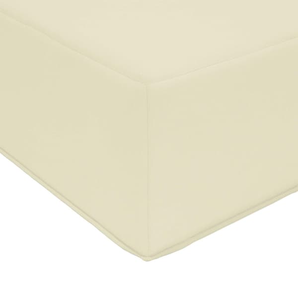 Utomhus sitskudde Kräm 40 x 40 x 8 cm 100% Polyester