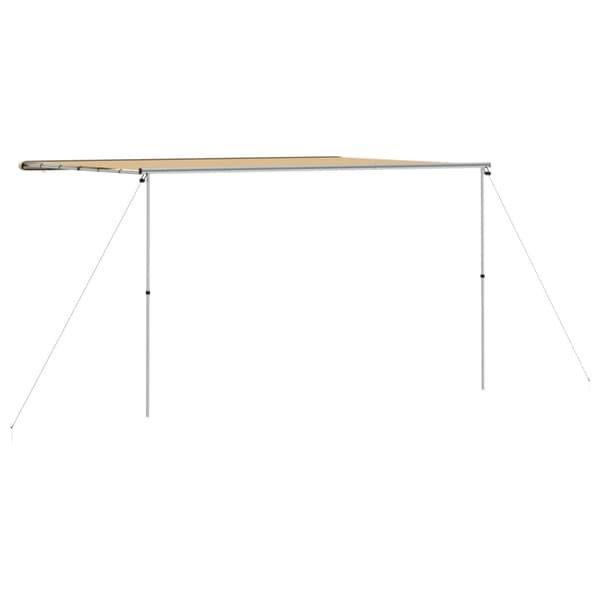 Husvagnsmarkis 3,6x3x2,15 m beige