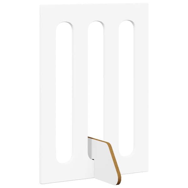 Fällbar husdjursgrind 2 pcs Vit 100,5 x 38 x 70 cm
