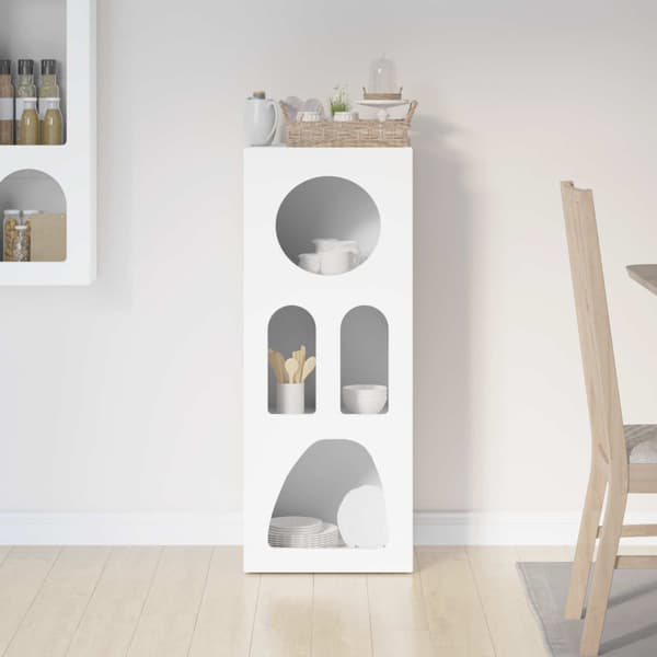 Sideboard Vit 40 x 35 x 100.5 cm Konstruerat trä