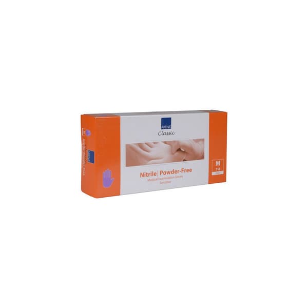 Nitrilhandske puderfri lila M 100/fp