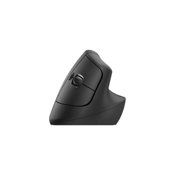 Logitech Lift Vertical Ergonomic Mouse - vertikal mus - Bluetooth, 2.4 GHz - grafit