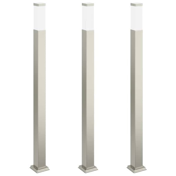 Pollare 3 st 110 cm rostfritt stål IP44