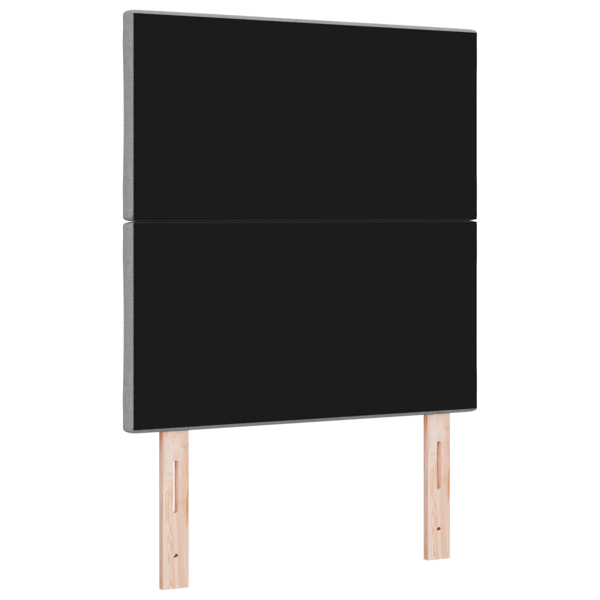 LED huvuddyna Ljusgrå 80 cm tyg
