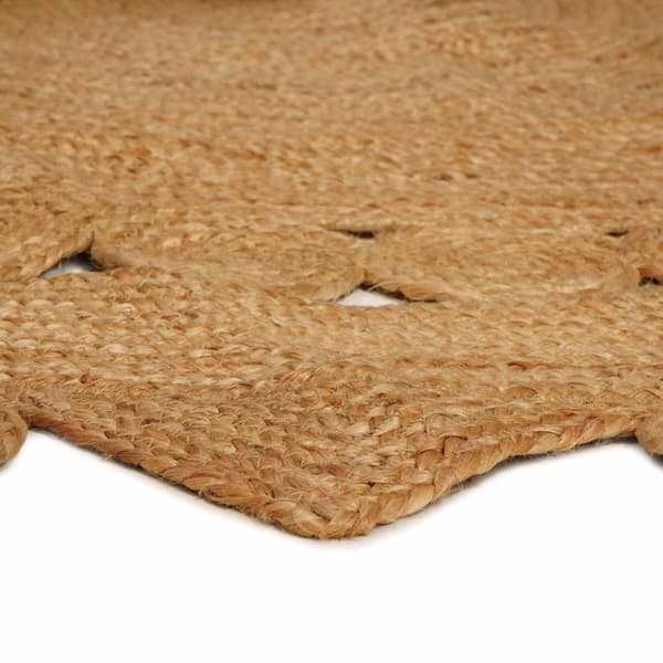 Områdesmattor Rektangulär Brun Ø 240 cm Jute