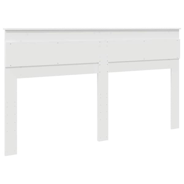 Huvudgavel Vit 100 cm Konstruerat trä