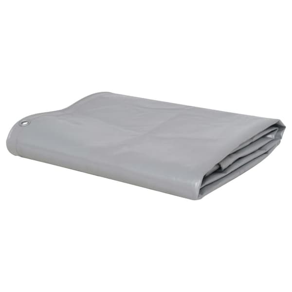 Presenning 650 g/m² 3x3 m grå