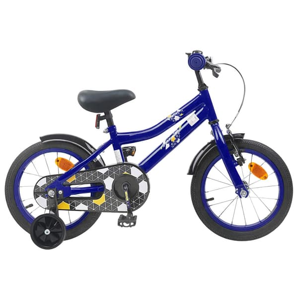 Barncykel 12 Tum för 2-4 åringar Mörkblå