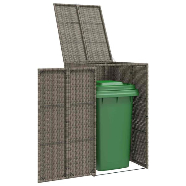 Avfallshink Box Grå 65 x 80 x 115 cm polyeten