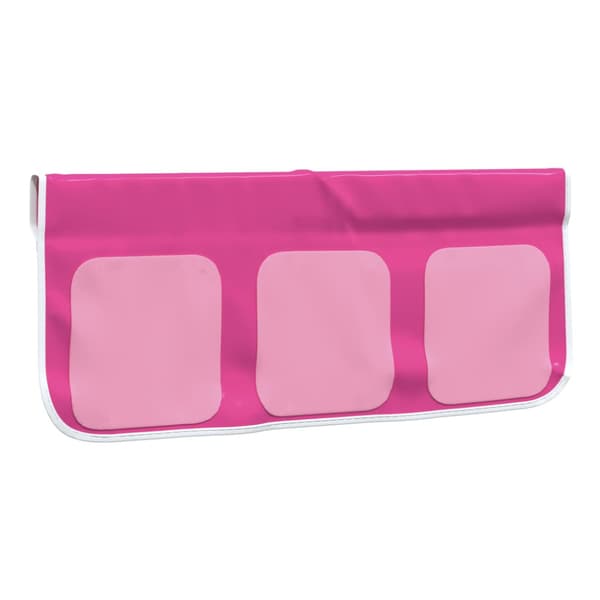 Gardiner för loftsäng rosa polyester