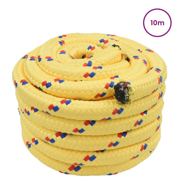 Båtsnöre 10 m 4 Gul PP