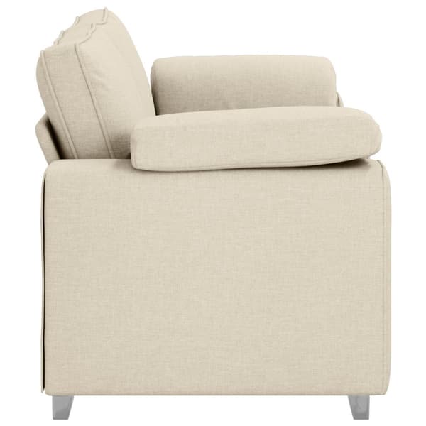 2-sits soffa Beige 180 cm Linnenblandad tyg