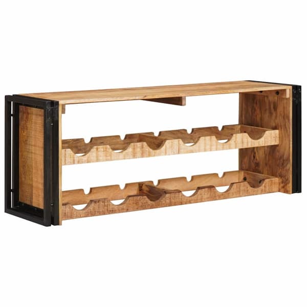 Vinställ Brun 100 x 45 x 33 cm Solid Grov Mangoträ