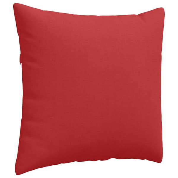 Sofakuddar 2 pcs Röd 50 x 50 cm tyg