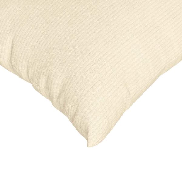 Sofakuddar 2 pcs Kräm 80 x 80 cm Kordread tyg
