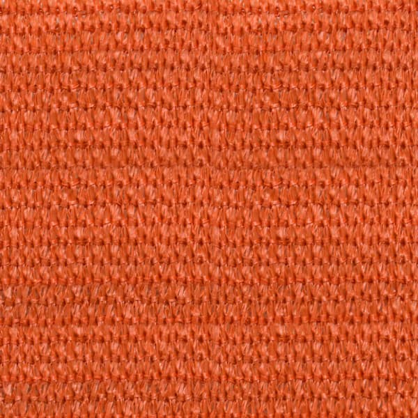 Solsegel 160 g/m² triangulär orange 2,5x2,5x3,5 m HDPE