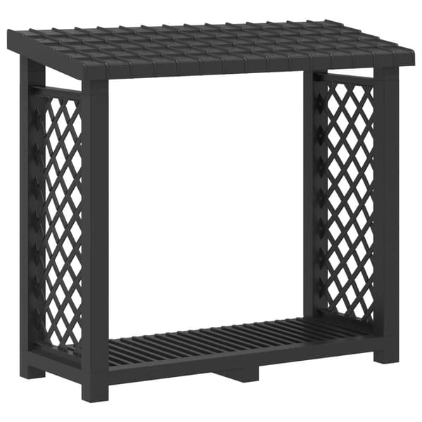 Eldstäder Rack Antracit 114 x 46 x 101 cm PP