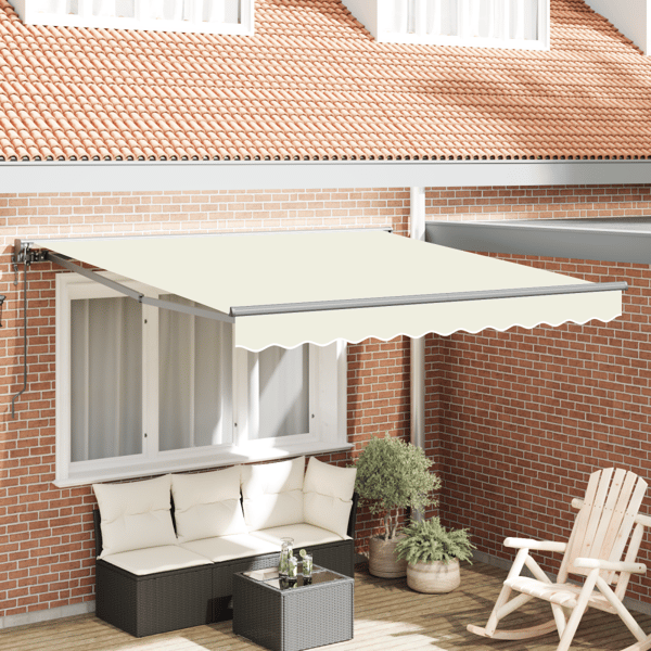 Markisram Kräm 300 x 250 cm Polyester med PU-beläggning