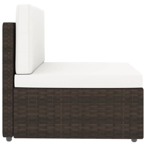 Modulsoffa 2-sits konstrotting brun