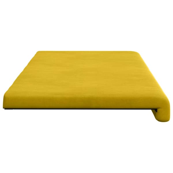 Bänk kudde Sammet (V) Gul Djup 35 cm