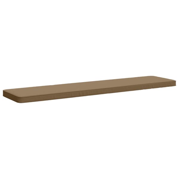 2-delade Bänk Kuddar VUGHT 2 st 100% Polyester Taupe