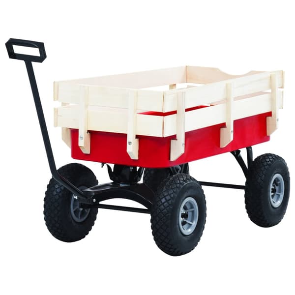 Dragvagn 150 kg röd