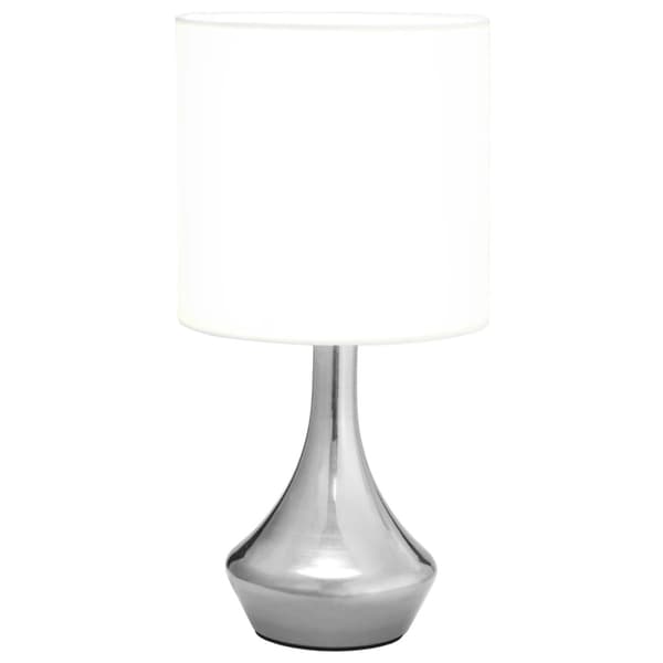 Bordslampor 2 st touch-knapp vit E14