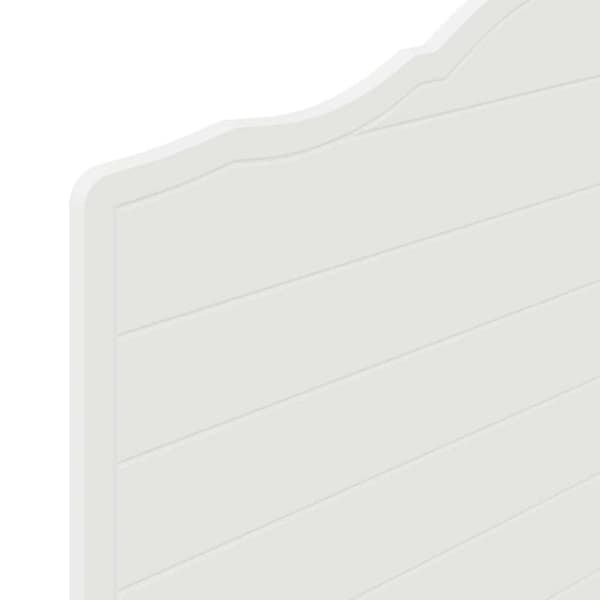 Huvudgavel Vit Konstruerat trä