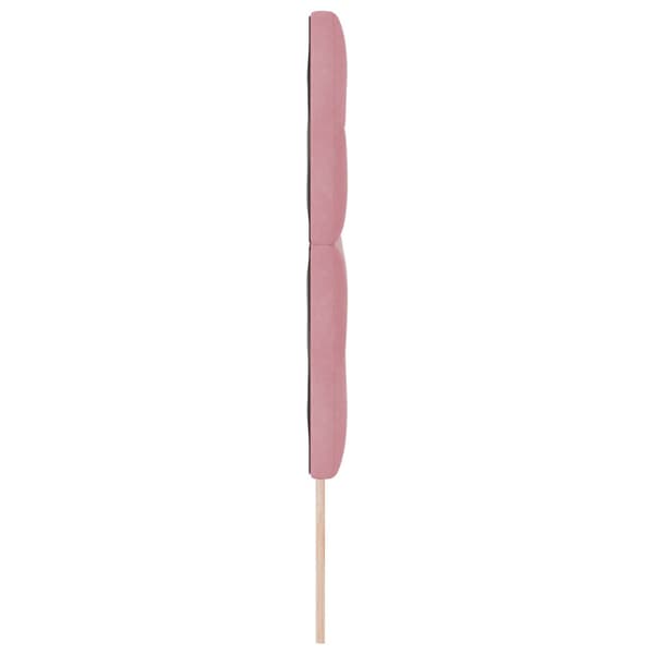 Huvudgavel Rosa 144 cm Sammet