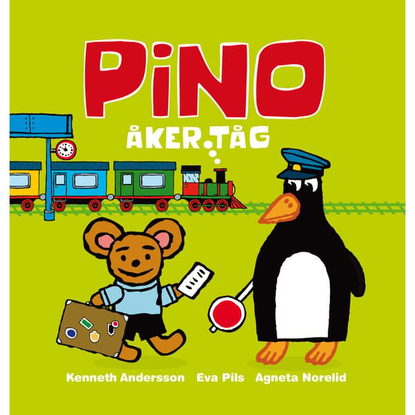 Pino åker tåg (inbunden)