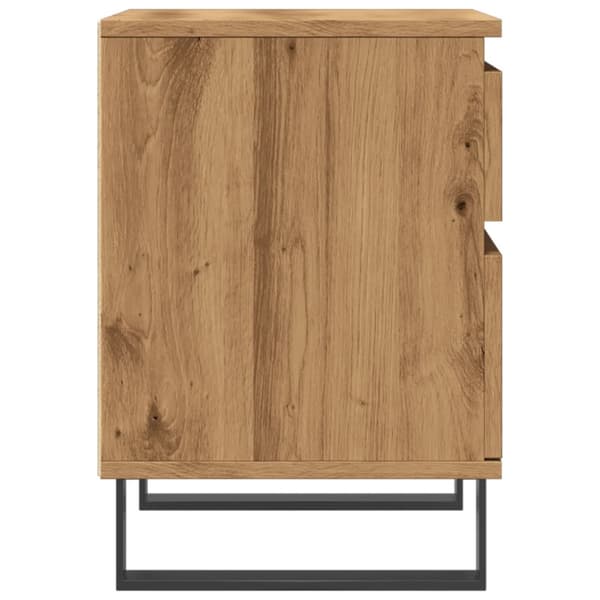 Sängbord artisan ek 40x35x50 cm konstruerat trä