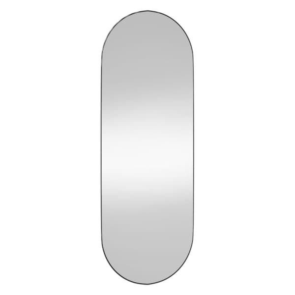 Väggspegel 15x40 cm glas oval