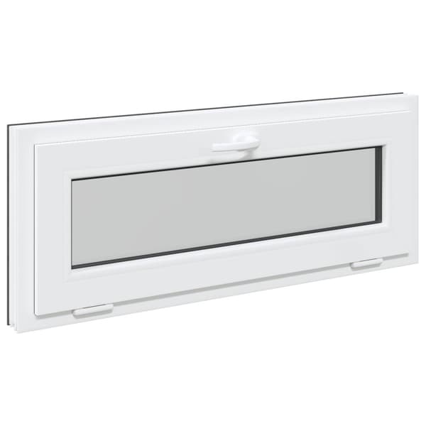Källarfönster RISOR 100 x 40 cm PVC och glas