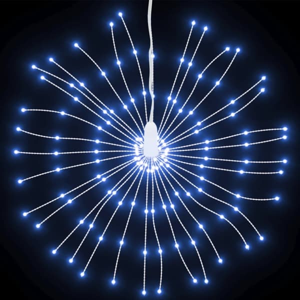 Julbelysning 140 LED kallvit 17 cm