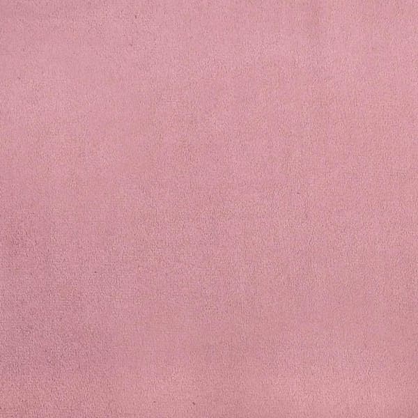 Soffstol med armstöd rosa 54 cm sammet