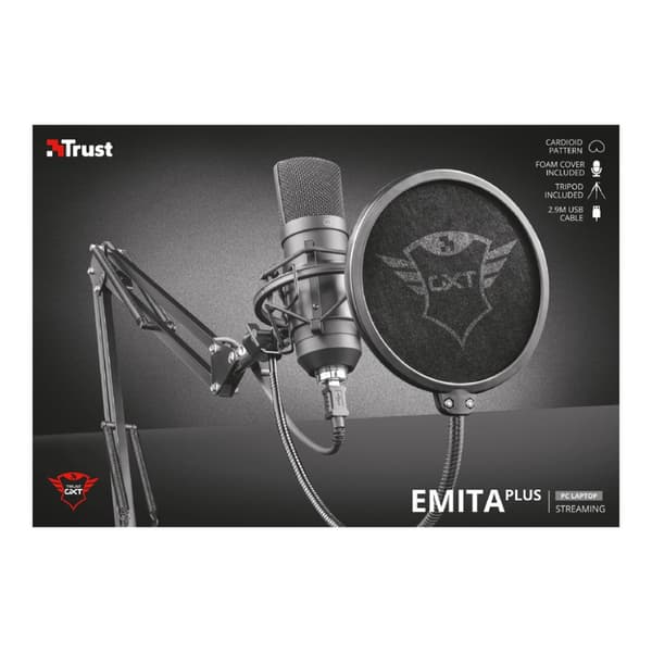Trust Gaming GXT 252+ Emita Plus - mikrofon