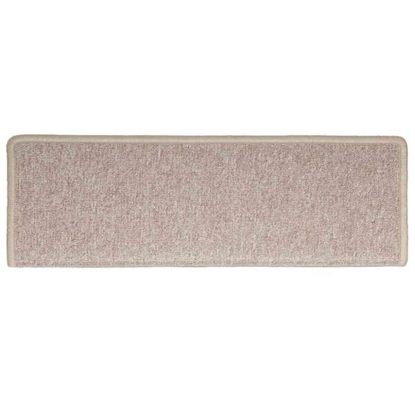 Trappmattor 30 st 65x21x4 cm taupe rektangulär kant