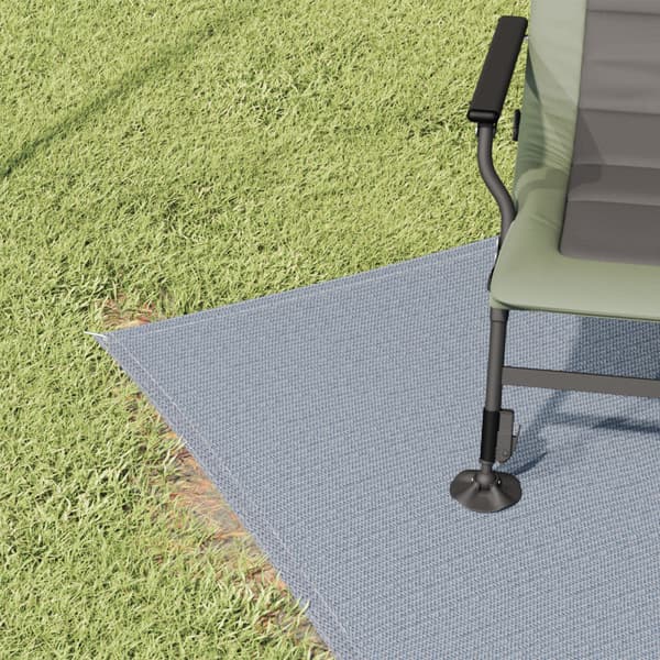 Tältmatta Blå och grå 300 x 250 cm polyeten