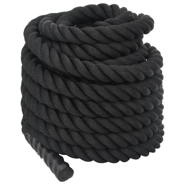 Stridsrep svart 15 m 11 kg polyester