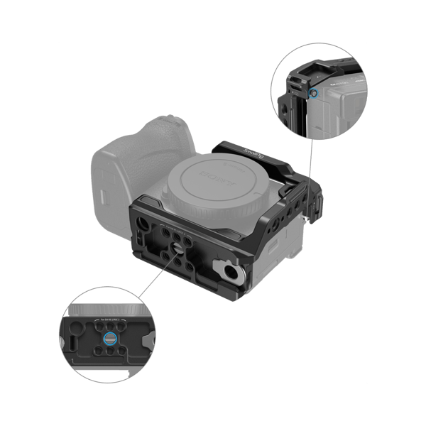 SmallRig 4337 Half Cage for Sony A6700 / A6600 / A6500 / A6400