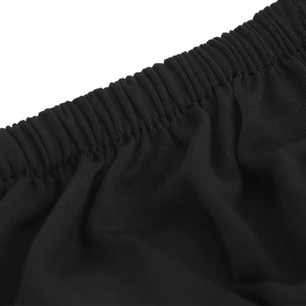 Sofföverdrag med stretch svart polyesterjersey