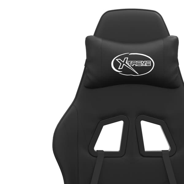 Gamingstol svart konstläder
