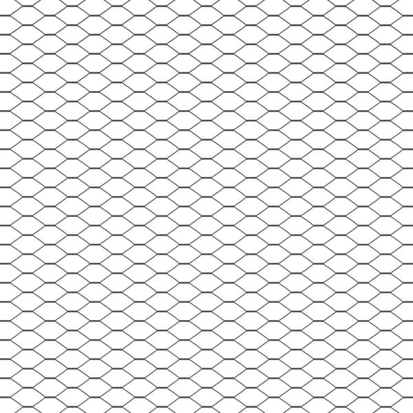 Hexagonstängsel Grå 1 x 50 m PVC