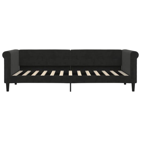 Dagbädd svart 80x200 cm sammet