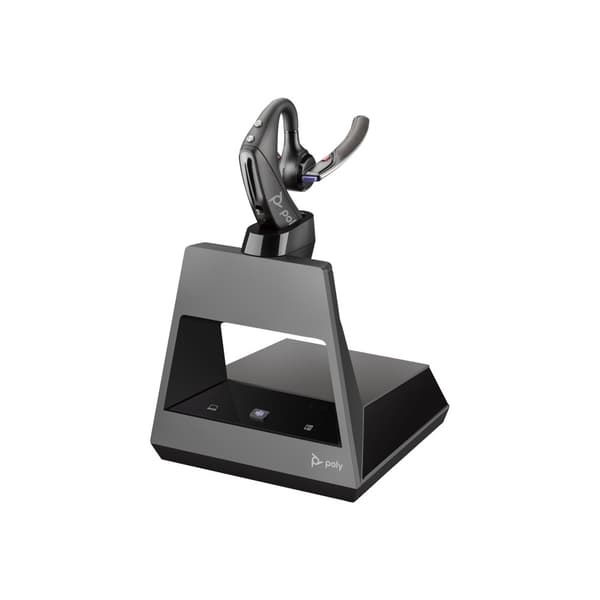 HP Poly Voyager 5200 UC - headset - USB-A via Bluetooth-adapter